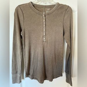Aerie Ribbed Henley